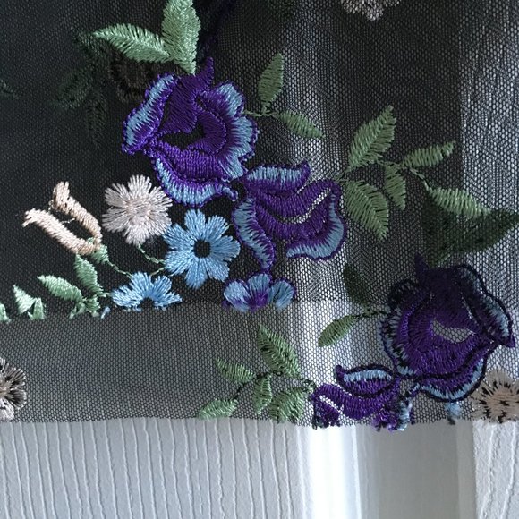 5 for $45 Kimchi Blue Embroidered Sheer Tee - Picture 8 of 8